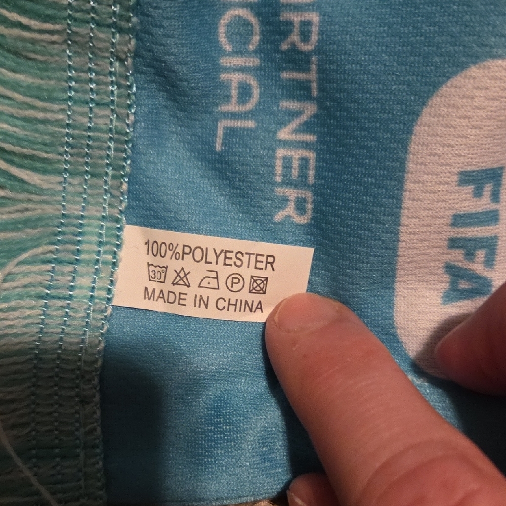 Dasani FIFA Teal Soccer Scarf - Picture 2 of 2